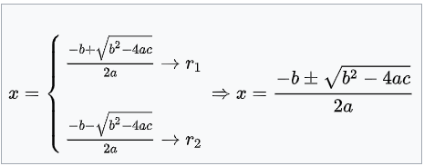 Fórmula De Bhaskara E Delta → Resolução De Equação Quadrática