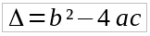 formula de delta