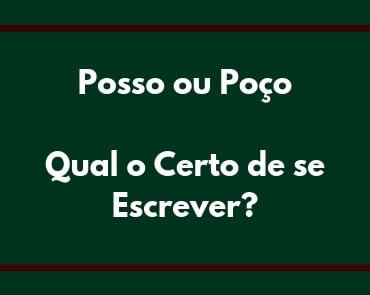 posso ou poço
