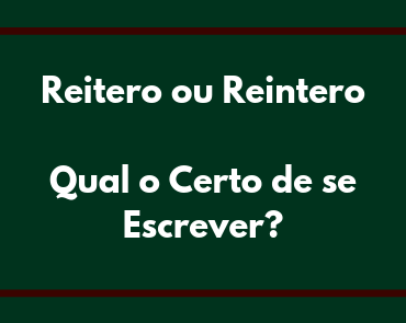 reitero ou reintero