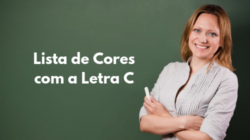 lista de cores com a letra c