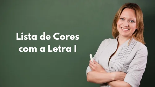 lista de cores com a letra i