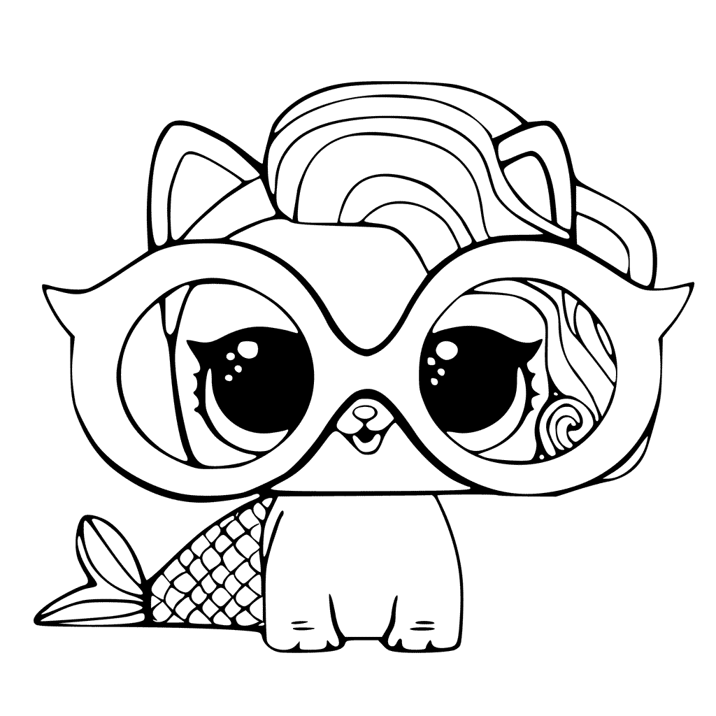 Boneca Pet Cute Puppy de LOL Surprise para colorir - Grátis