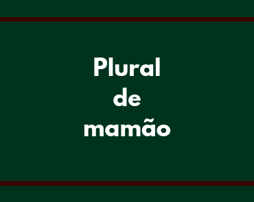 plural de mamão